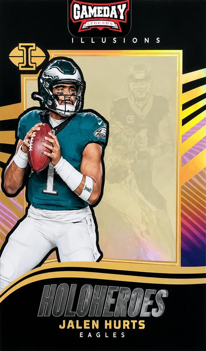 2023 Panini Illusions Football Gold Jalen Hurts #5