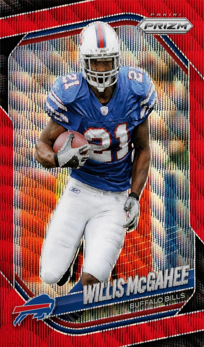 2025 Panini Prizm Football Red Wave Willis McGahee #45