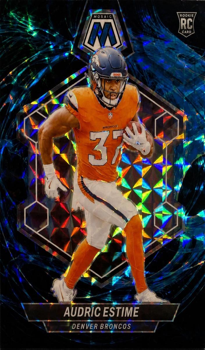 2024 Panini Mosaic Football Genesis Audric Estime #392 PSA 10