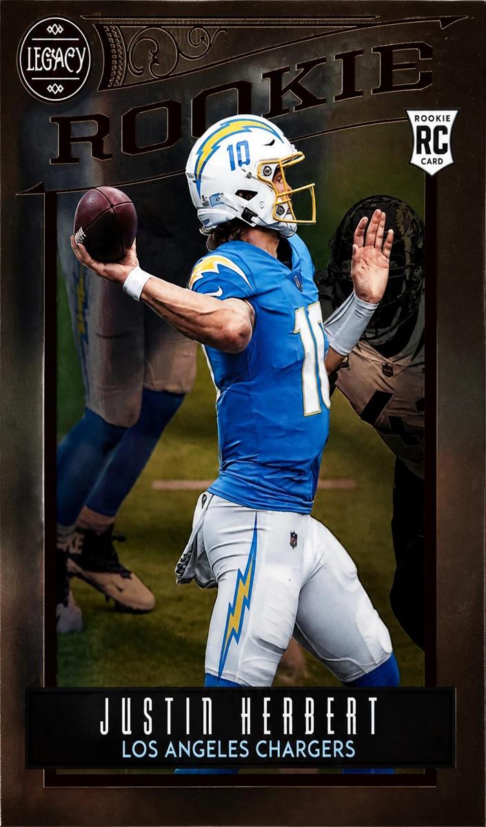 2020 Panini Chronicles Football Justin Herbert #203 PSA 10
