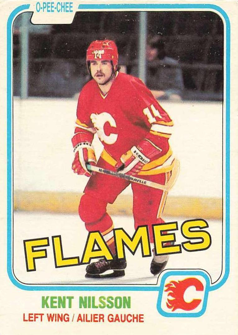 1981 O-Pee-Chee Hockey Kent Nilsson #34