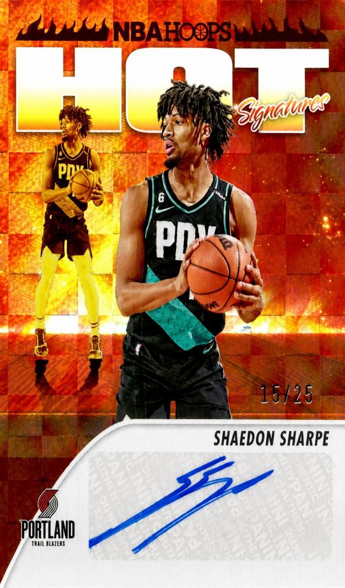 2023 Panini Hoops Basketball Red Shaedon Sharpe #HS-SHA