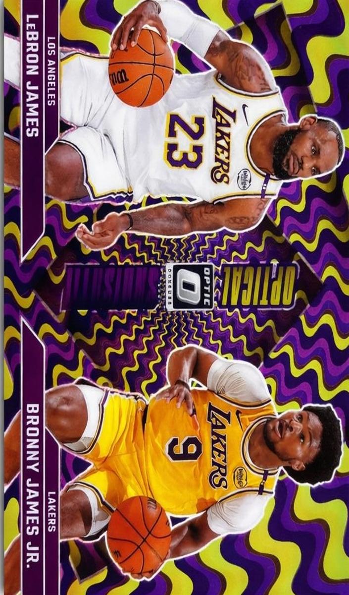 2024 Donruss Optic Basketball Purple LeBron James #2