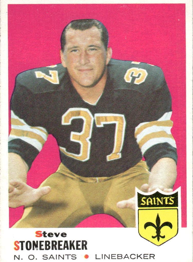 1969 Topps Football Steve Stonebreaker #174
