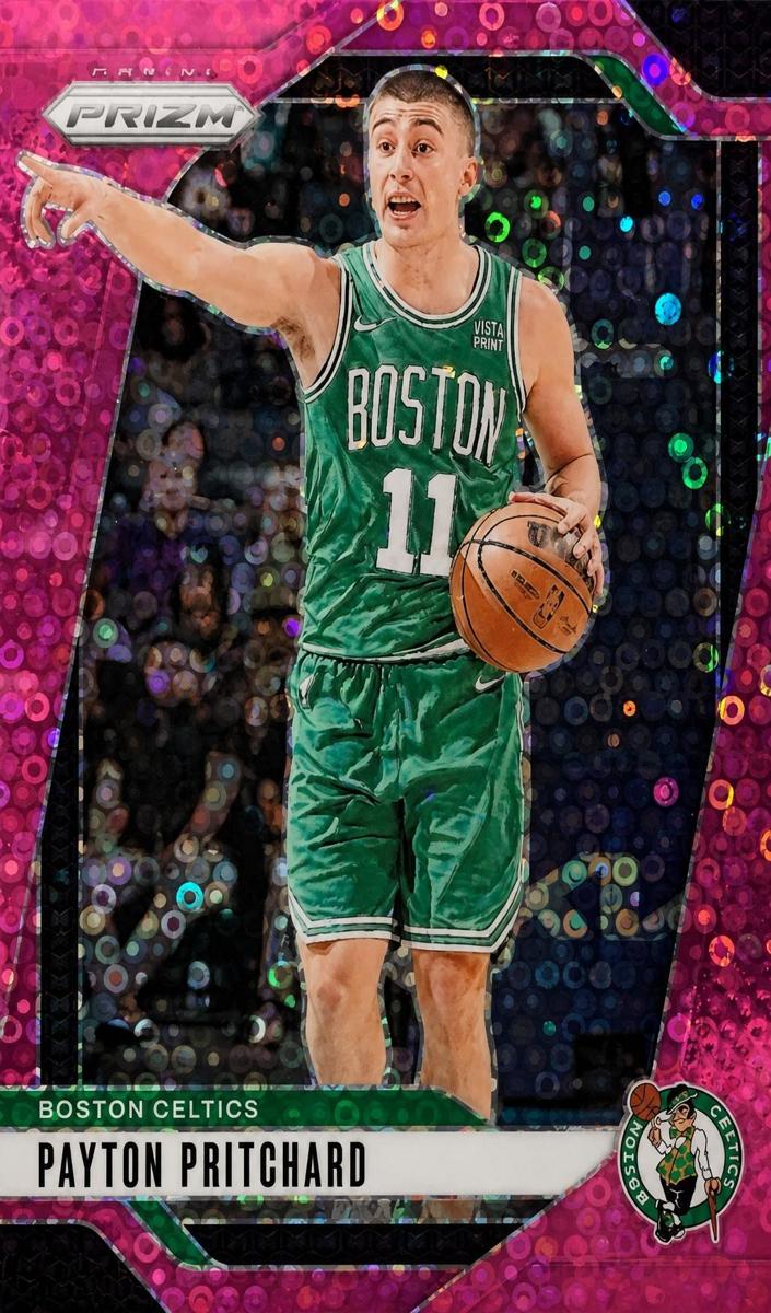2024 Panini Prizm Basketball Fast Break Pink Payton Pritchard #46