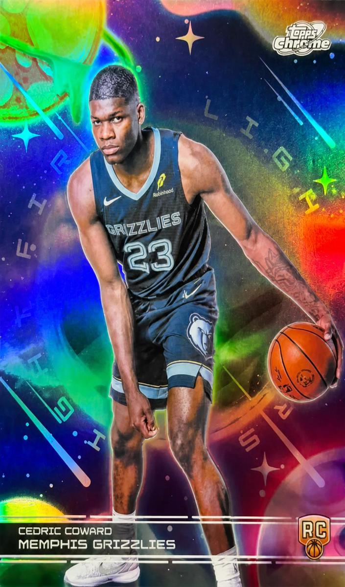 2025 Topps Cosmic Chrome Basketball Cedric Coward #FL-11