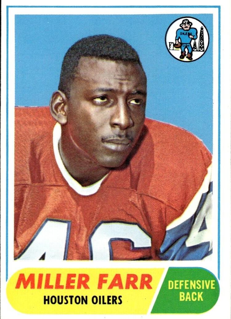 1968 Topps Football Miller Farr #172