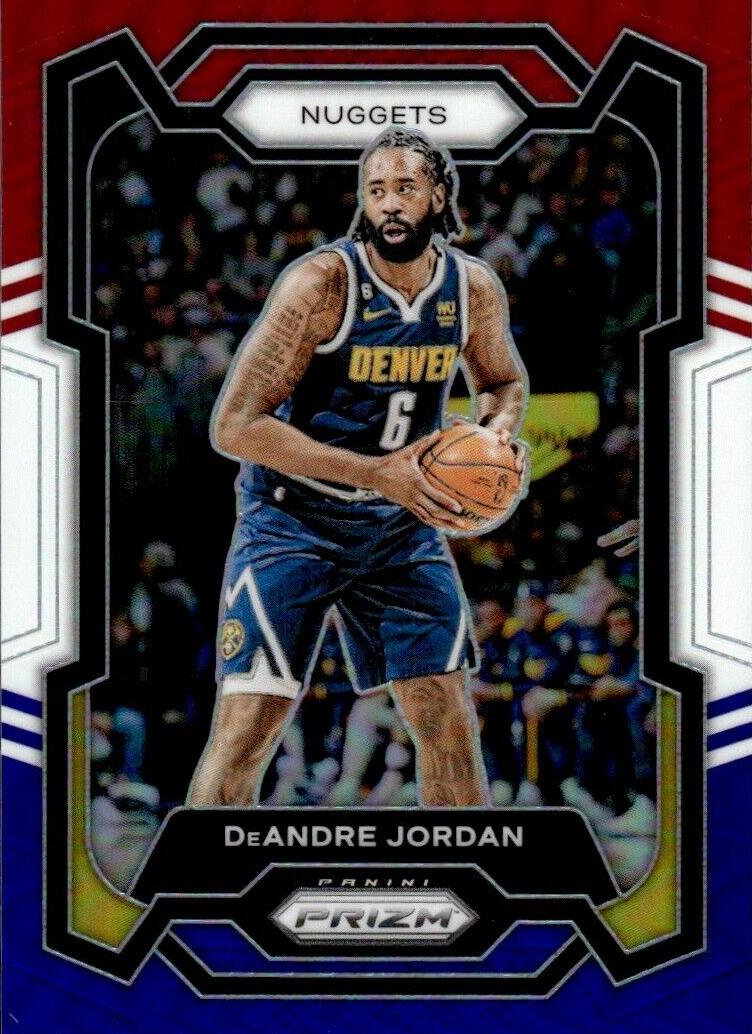 2023 Panini Prizm Basketball Red White and Blue DeAndre Jordan #271