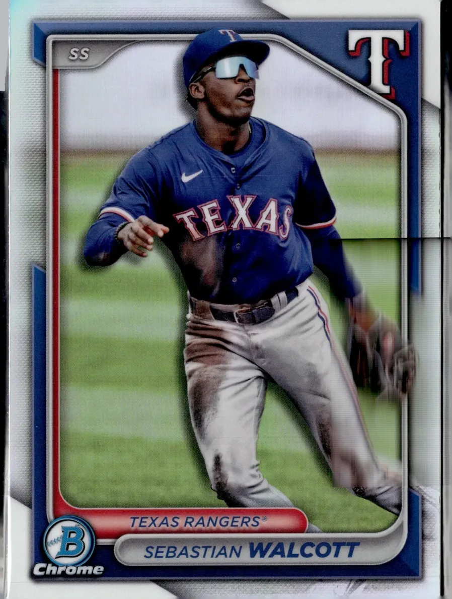 2024 Bowman Draft Chrome Baseball Refractor Sebastian Walcott #BDC-112 PSA 9