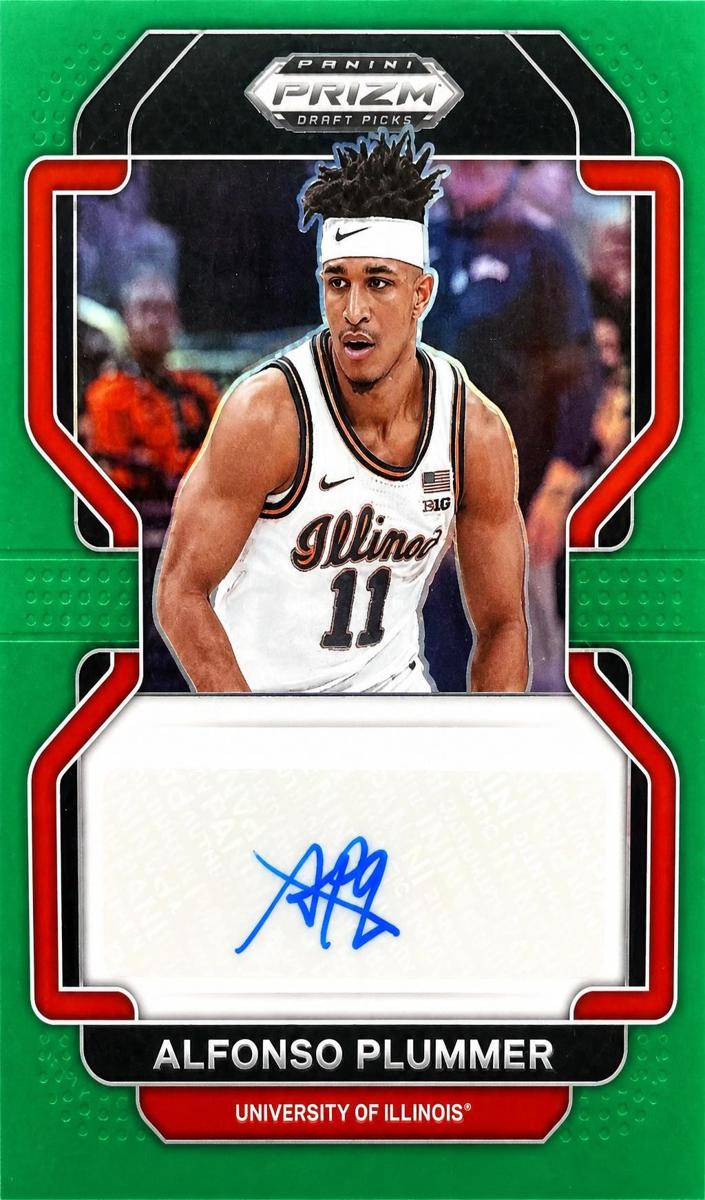 2022 Panini Prizm Draft Picks Basketball Green Alfonso Plummer #DP-APL