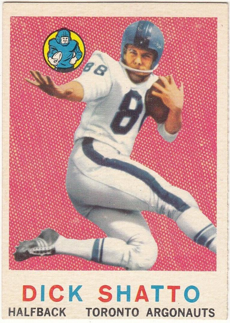 1959 Topps CFL Football Dick Shatto #63