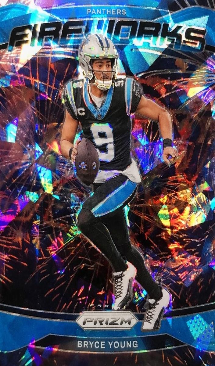 2024 Panini Prizm Football Blue Ice Bryce Young #14