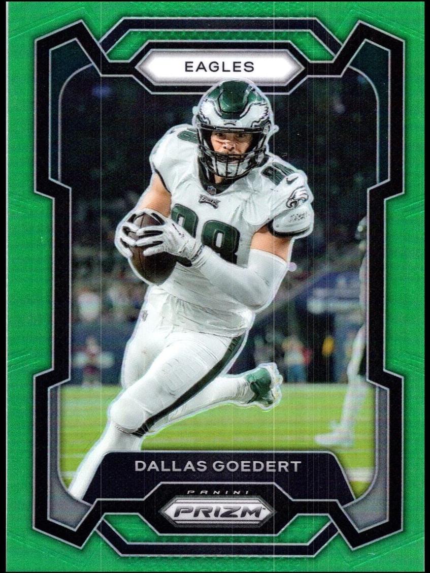 2023 Panini Prizm Football Green Dallas Goedert #238