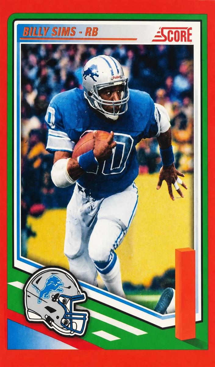 2025 Panini Score Football Red Zone Billy Sims #233