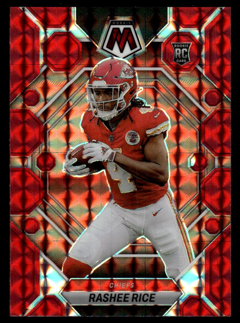2023 Panini Mosaic Football Red Rashee Rice #357 PSA 10