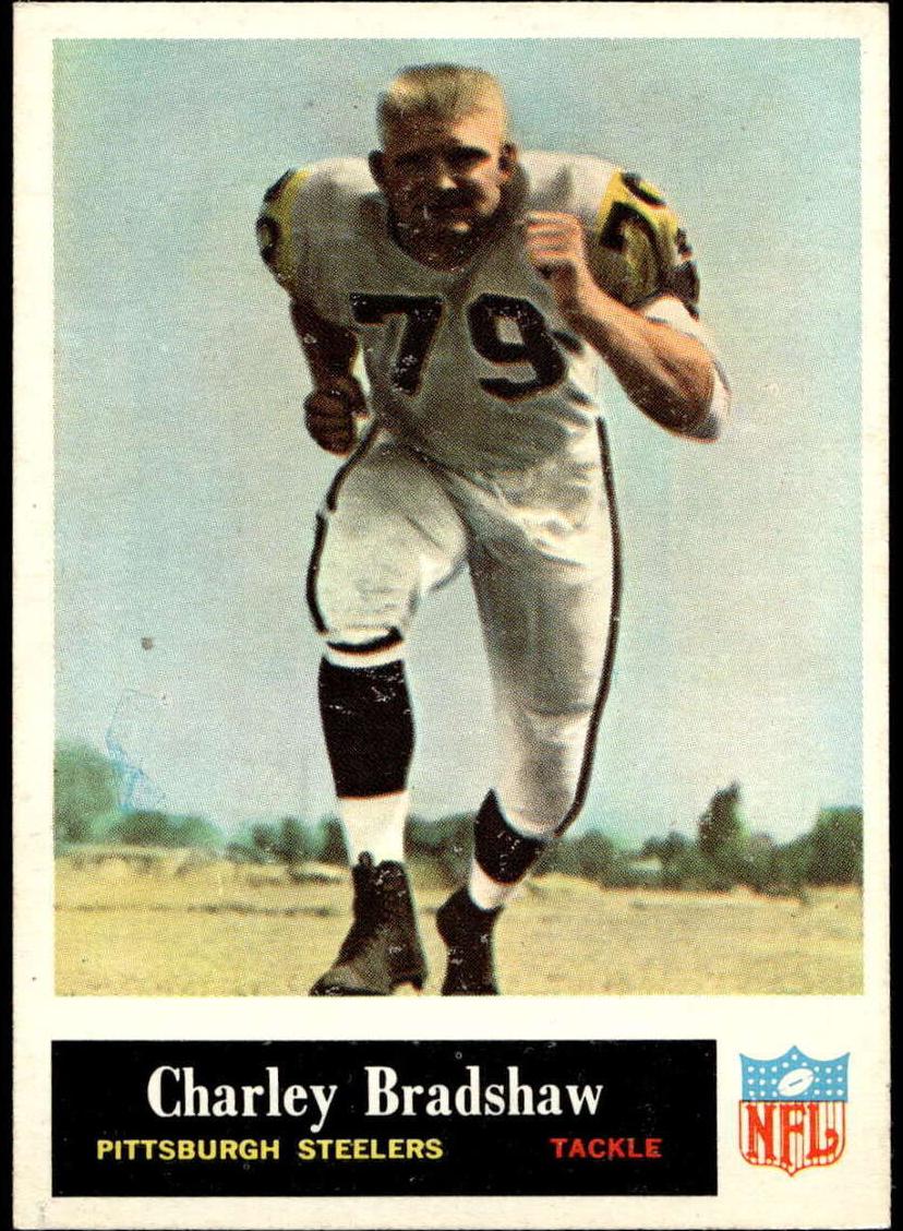 1965 Philadelphia Football Charley Bradshaw #144 PSA 8