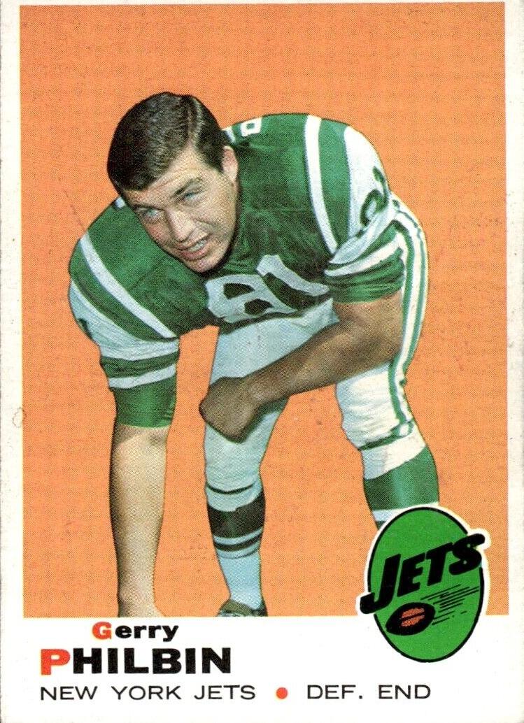 1969 Topps Football Gerry Philbin #262
