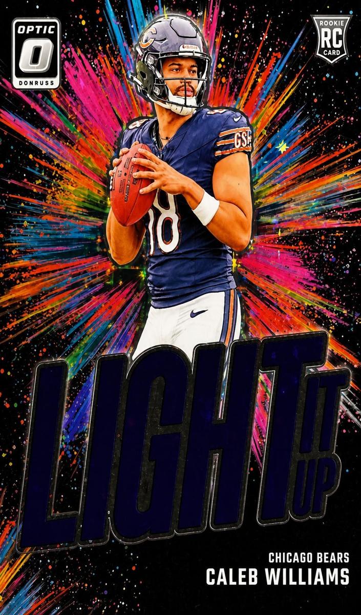 2024 Donruss Optic Football Purple Stars Caleb Williams #1