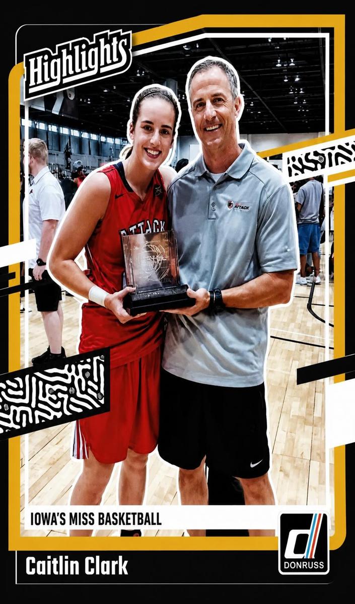 2024 Panini Caitlin Clark Collection Basketball Metalized Caitlin Clark #H4
