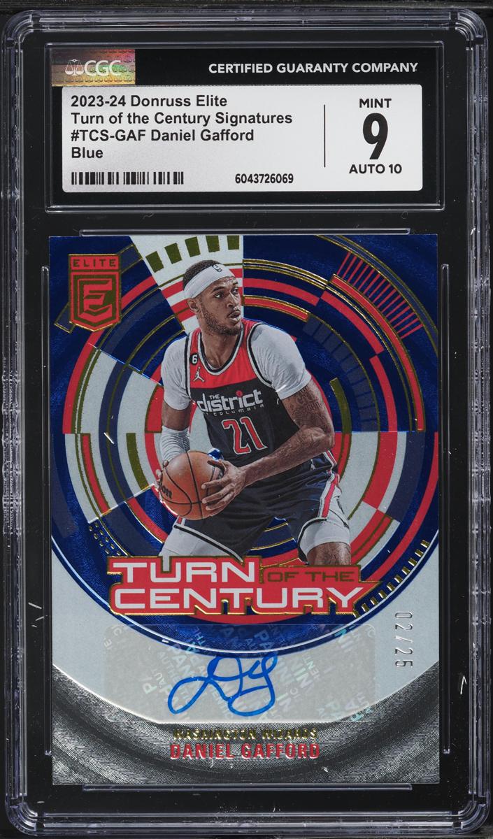 2023 Donruss Elite Basketball Blue Daniel Gafford #TCS-GAF CGC 8.5