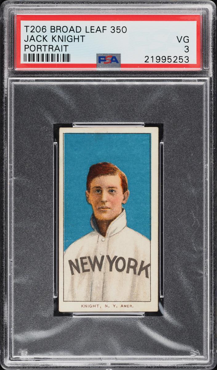 1909-11 T206 Baseball Portrait Jack Knight #NNO