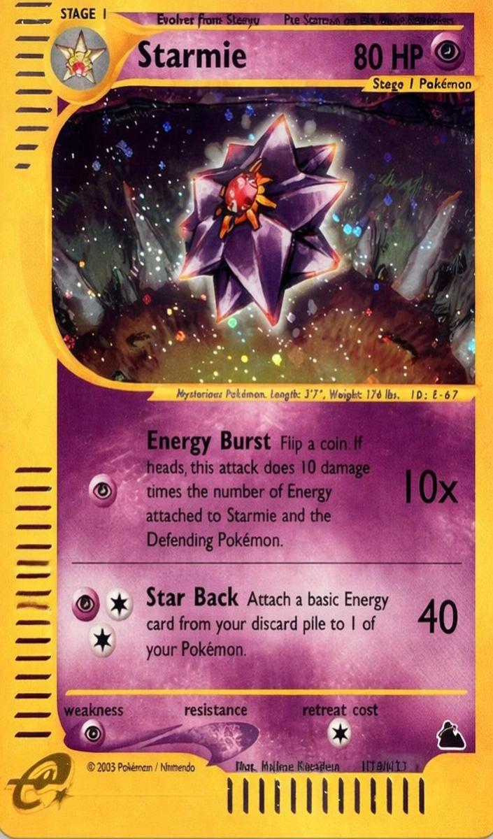 2003 Pokemon Skyridge Starmie #H28