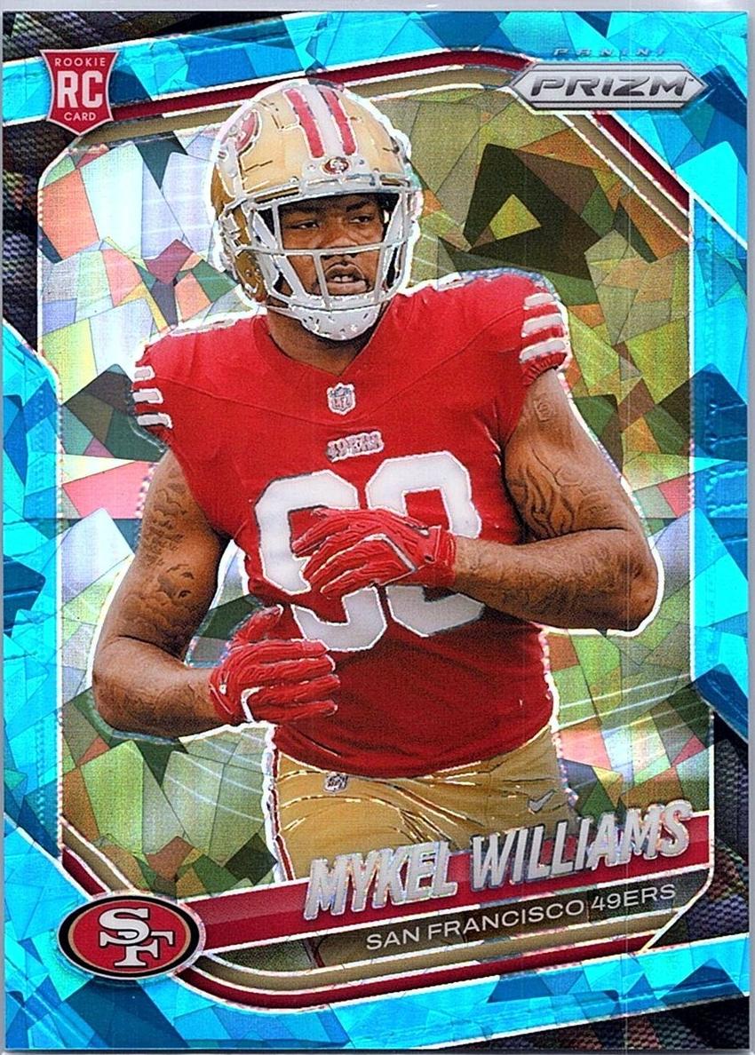 2025 Panini Prizm Football Blue Ice Mykel Williams #304