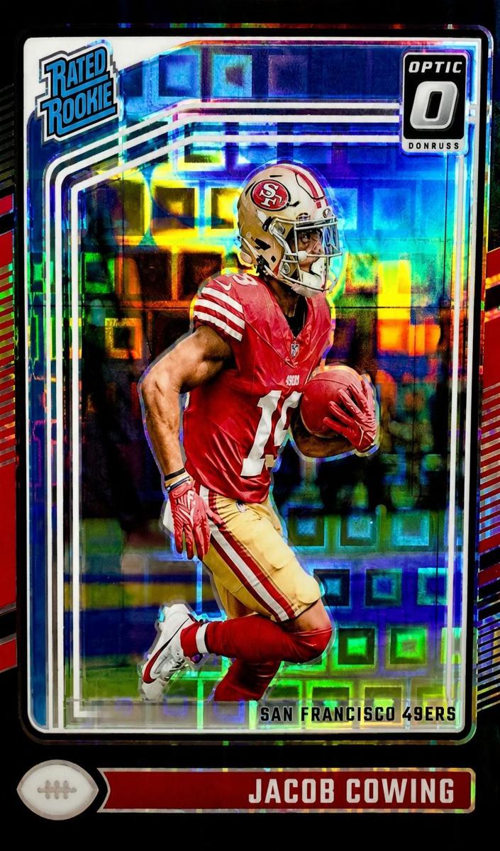 2024 Donruss Optic Football Black Pandora Jacob Cowing #236