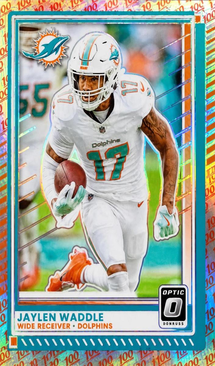 2025 Donruss Optic Football Jaylen Waddle #160
