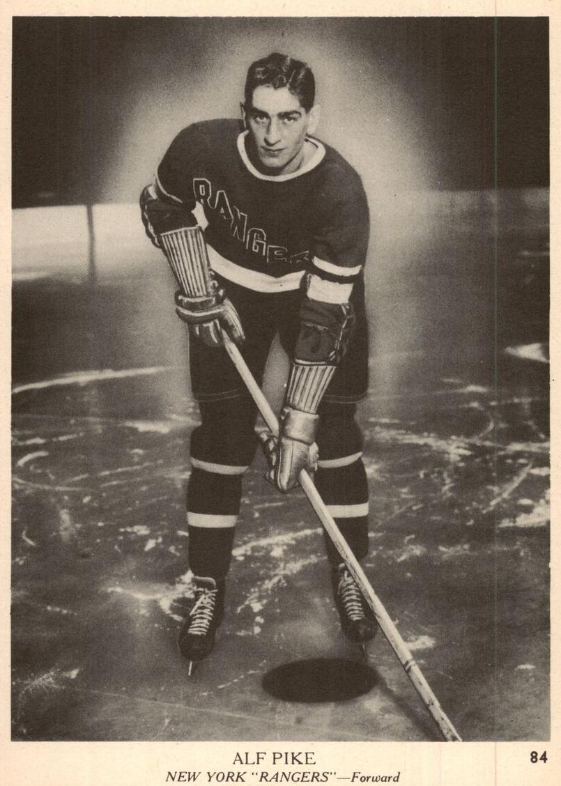 1939 O-Pee-Chee V301-1 Hockey Alf Pike #84 PSA 3.5