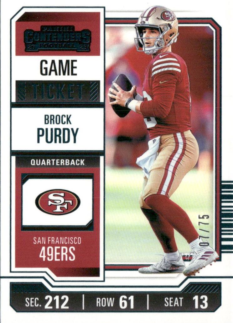 2023 Panini Contenders Football Retail Brock Purdy #86
