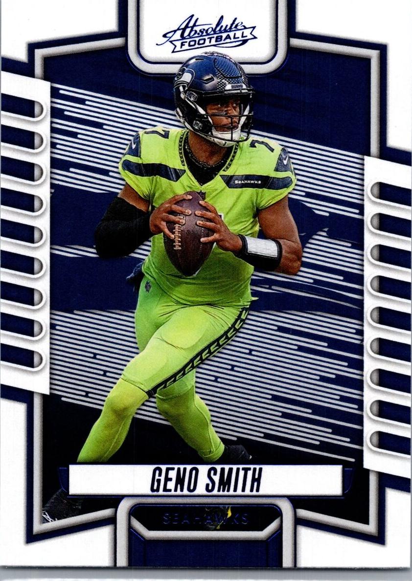 2023 Panini Absolute Football Blue Geno Smith #17