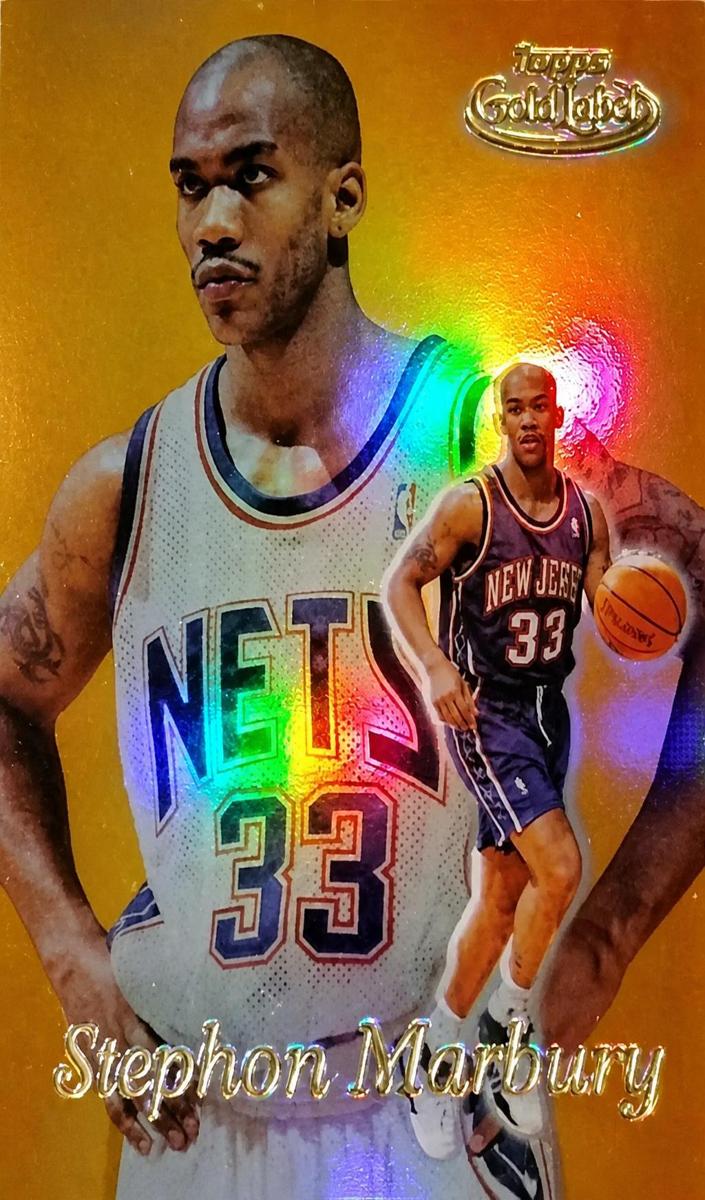 1999 Topps Gold Label Basketball Class 3 Stephon Marbury #41