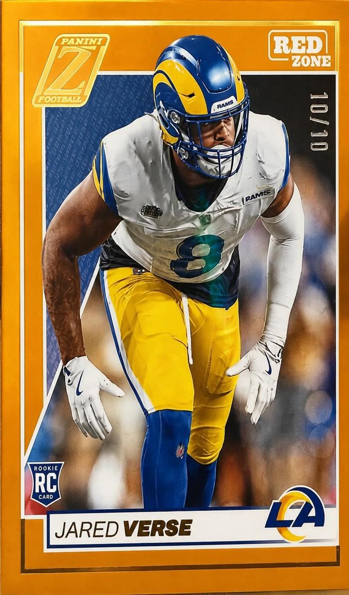 2024 Panini Zenith Football Red Zone Gold Jared Verse #142