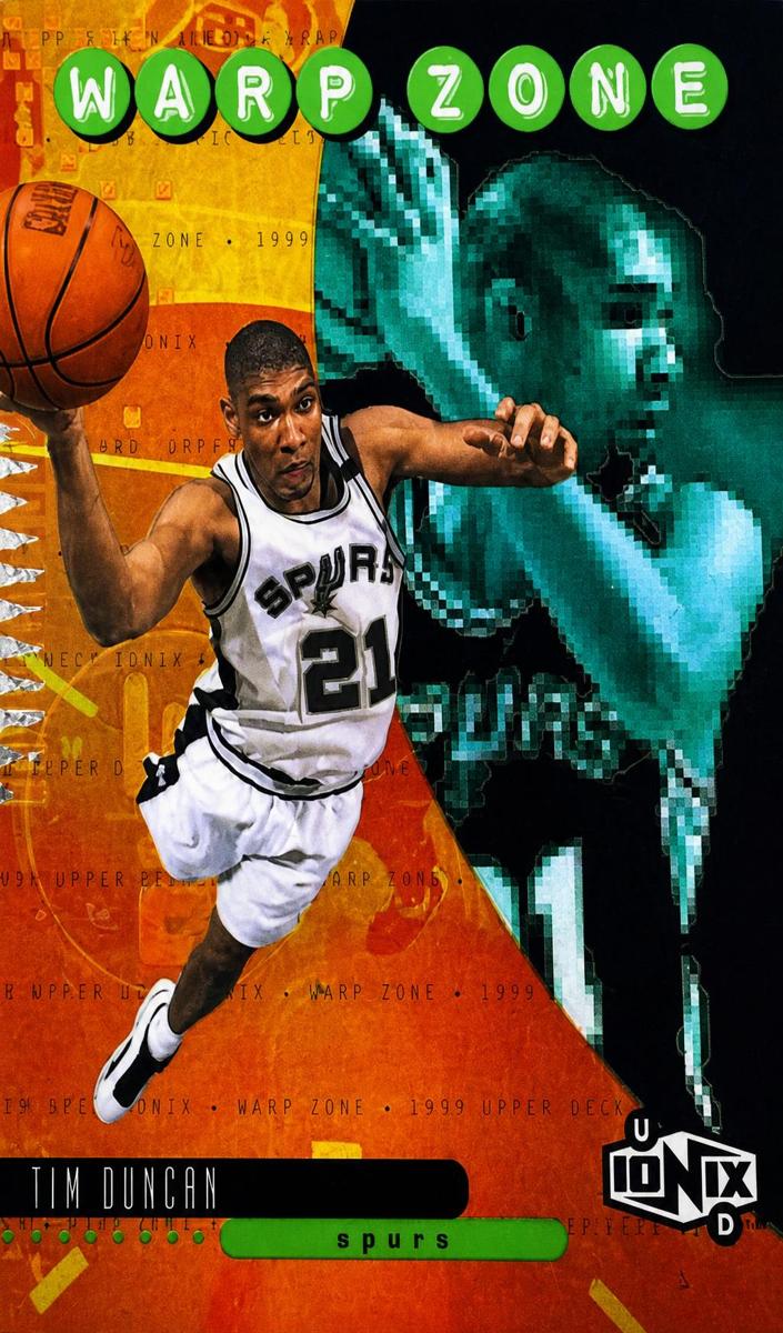 1998 Upper Deck Ionix Basketball Tim Duncan #Z2 PSA 8.5