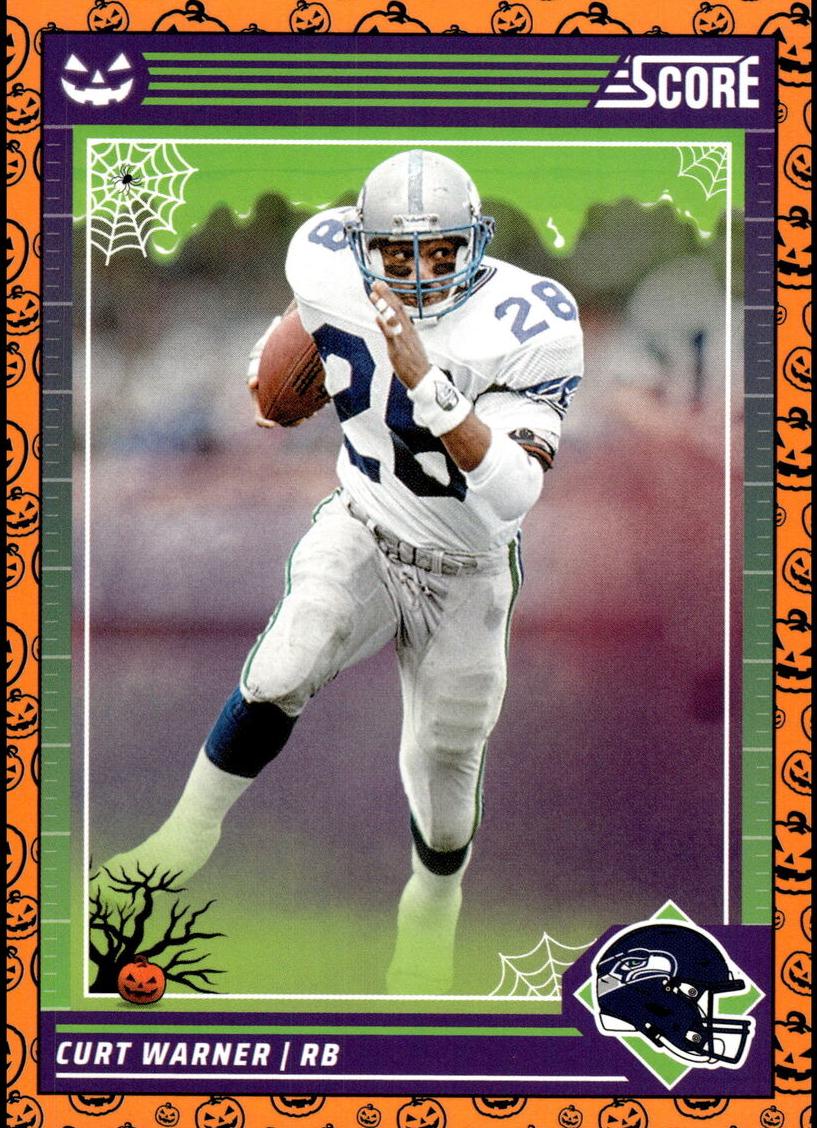2024 Panini Score-a-Treat Football Pumpkin Curt Warner #260
