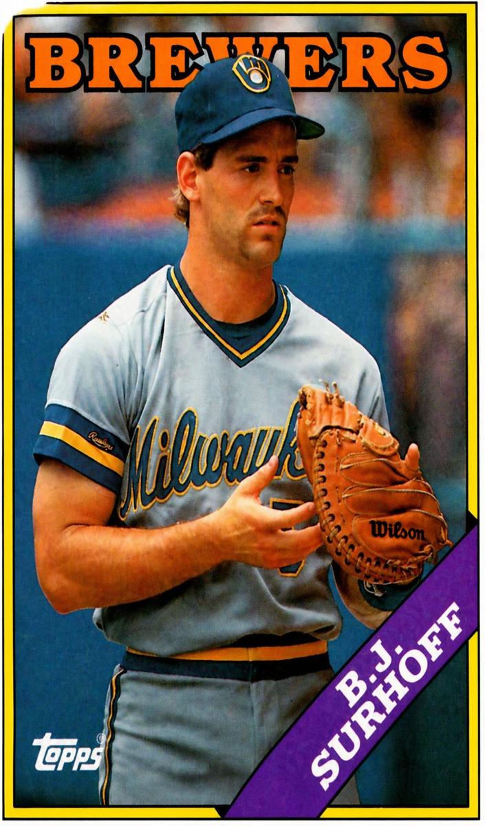 1988 Topps Baseball B.J. Surhoff #491 PSA 6.5