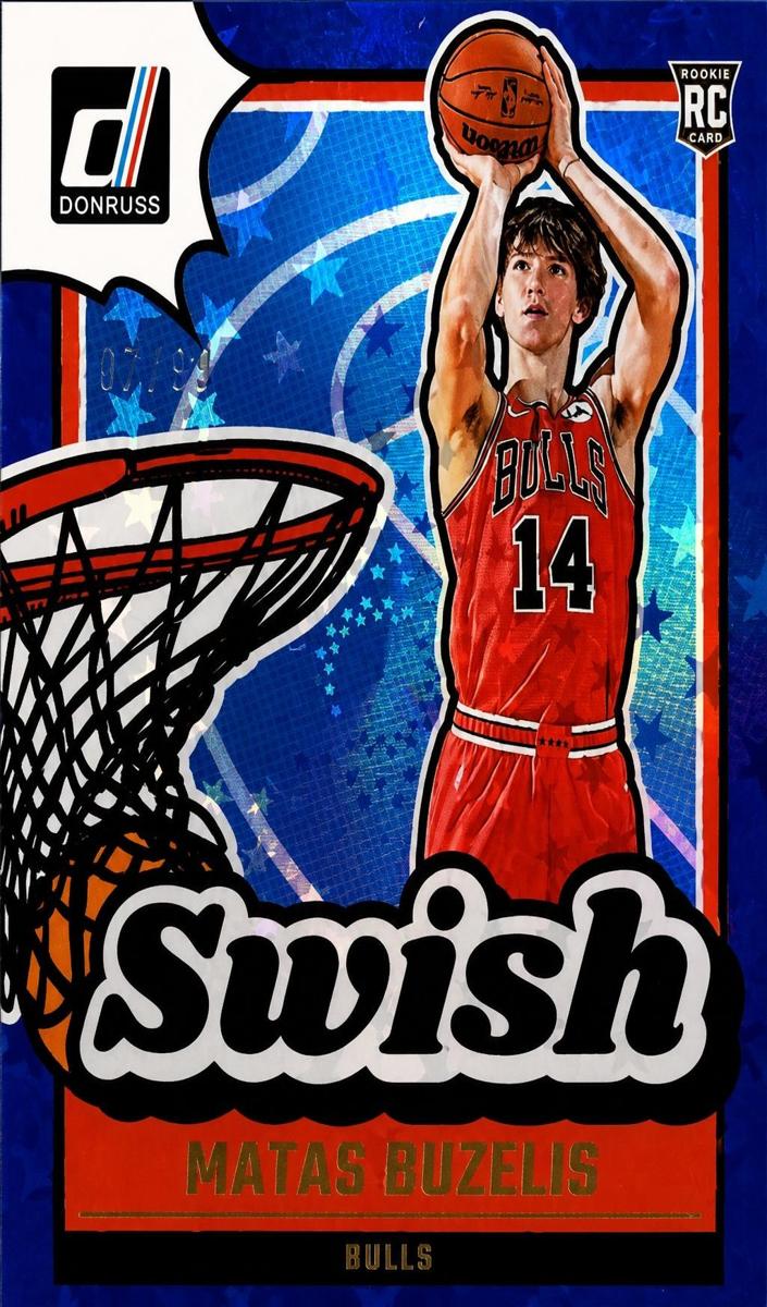2024 Panini Donruss Basketball International Blue Stars Matas Buzelis #4