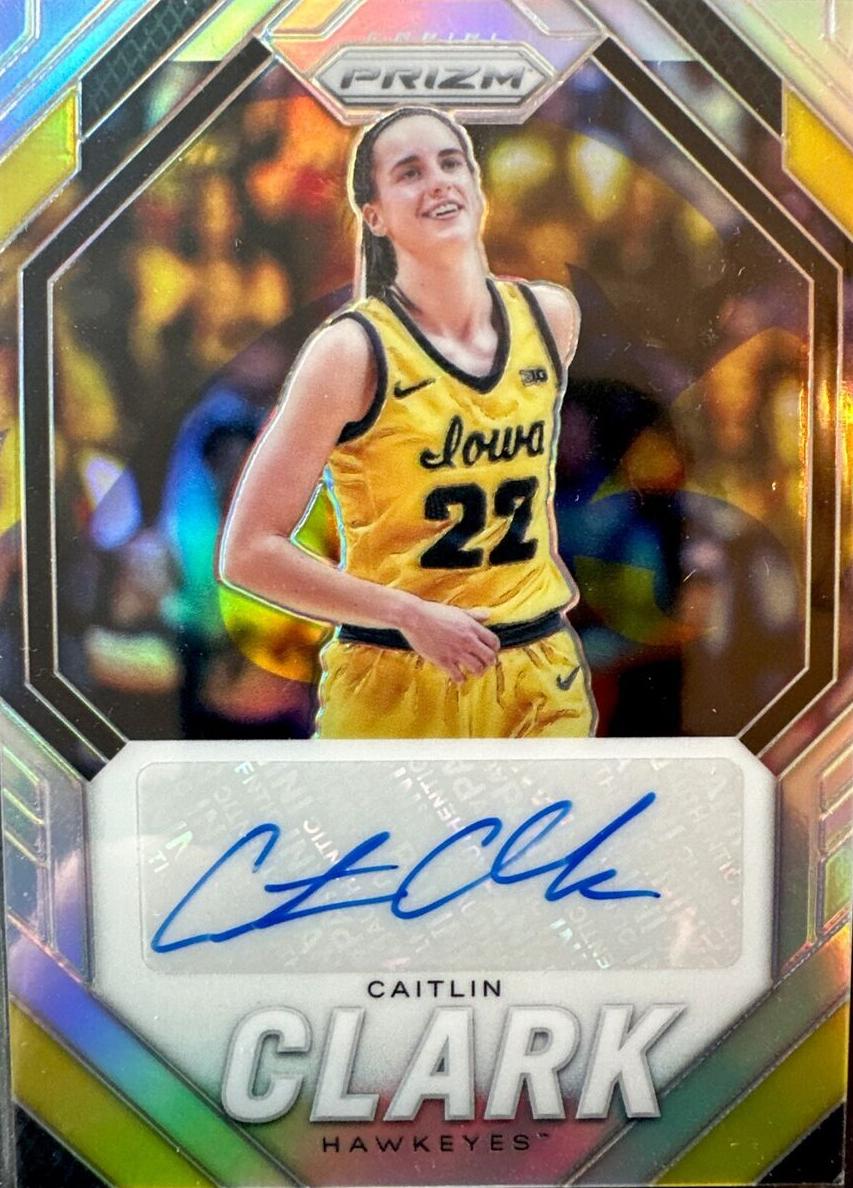 2024 Panini Caitlin Clark Collection Basketball Yellow Jersey Caitlin Clark #CC PSA 9