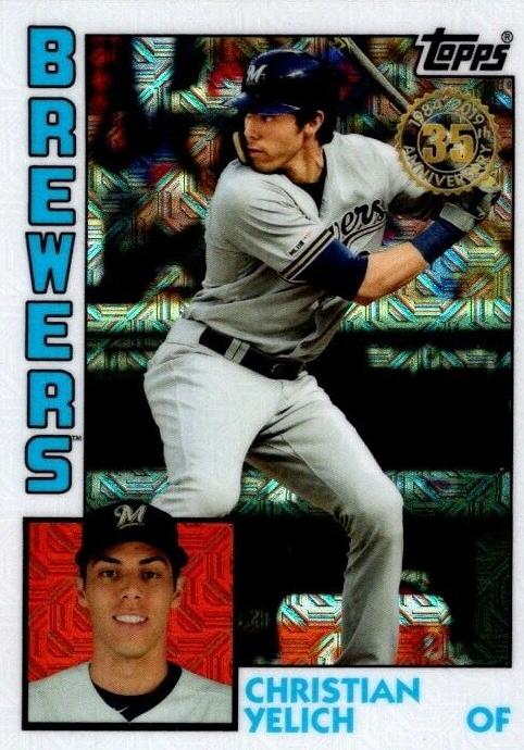 2019 Topps Update Silver Pack Baseball Christian Yelich #T84U-21