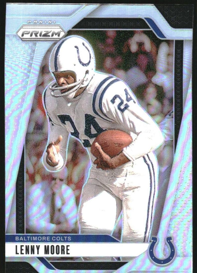 2024 Panini Prizm Football Silver Lenny Moore #296 SGC 8