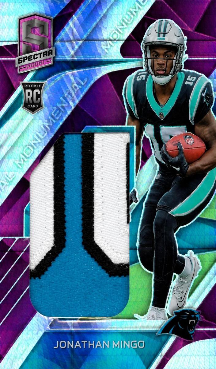 2023 Panini Spectra Football Neon Pink Jonathan Mingo #MME-JOM