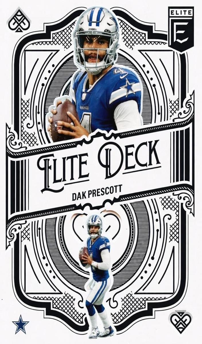 2022 Donruss Elite Football Dak Prescott #ED-17 PSA 9