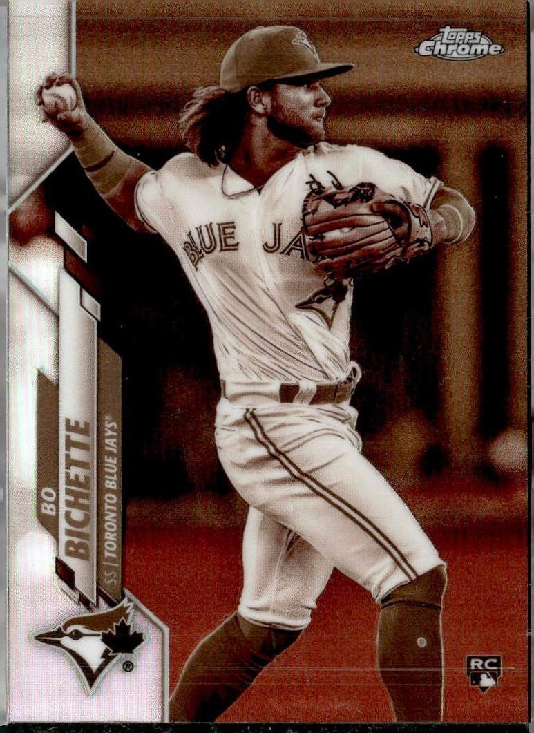 2020 Topps Chrome Baseball Sepia Refractor Bo Bichette #150 PSA 9