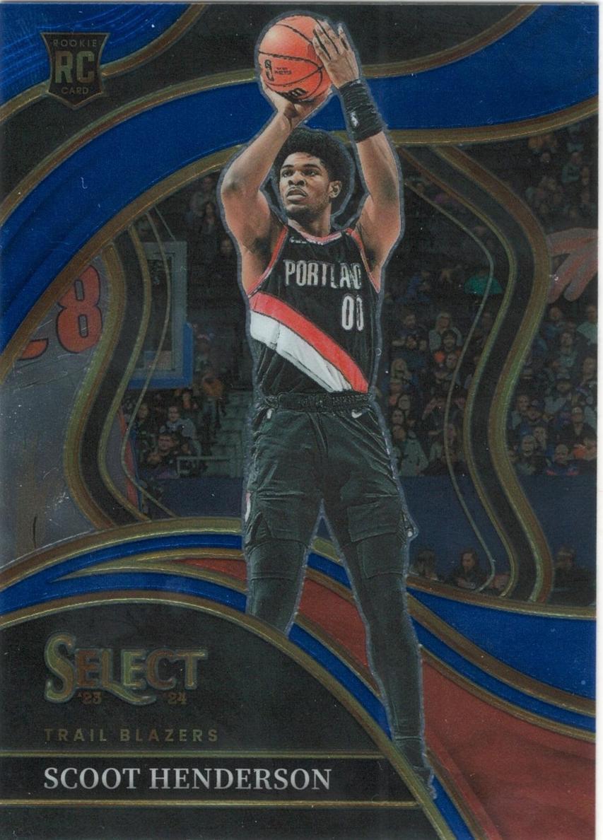 2023 Panini Select Basketball Blue Retail Scoot Henderson #269