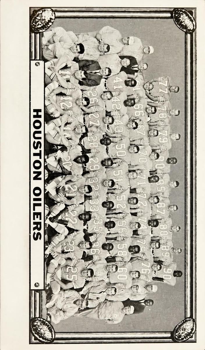 1968 Topps Test Teams Football Houston Oilers #18 PSA 1.5