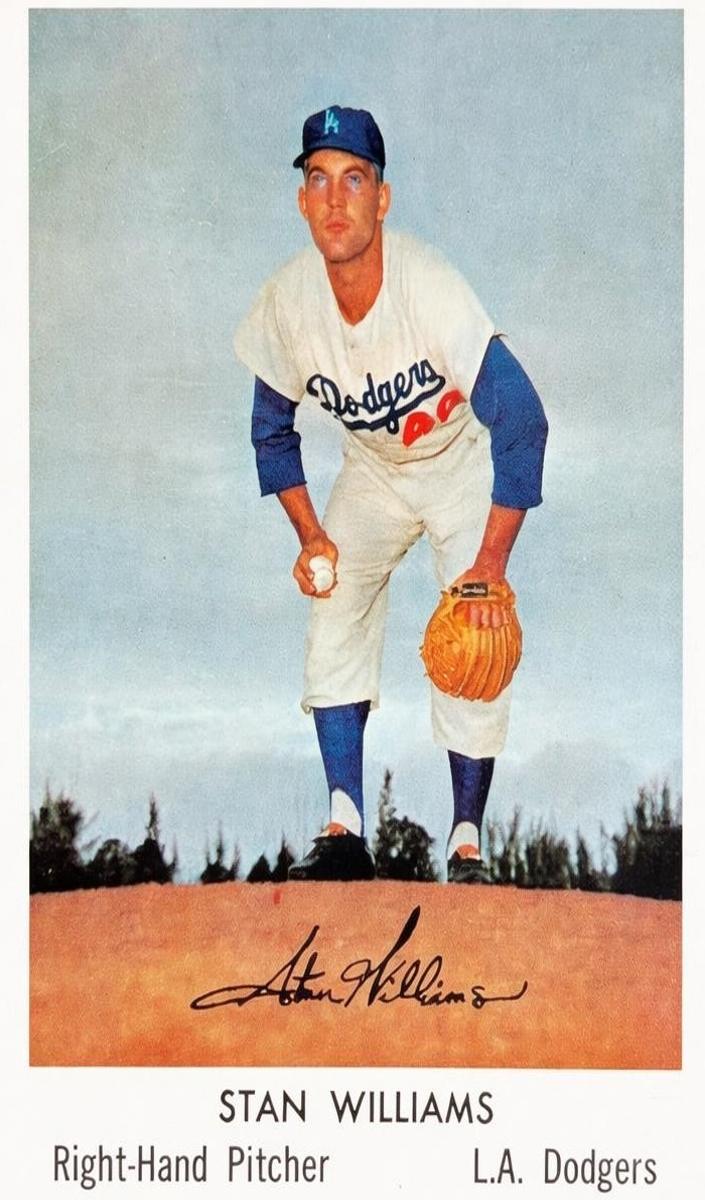 1960 Bell Brand Dodgers Baseball Stan Williams #16 PSA 1.5