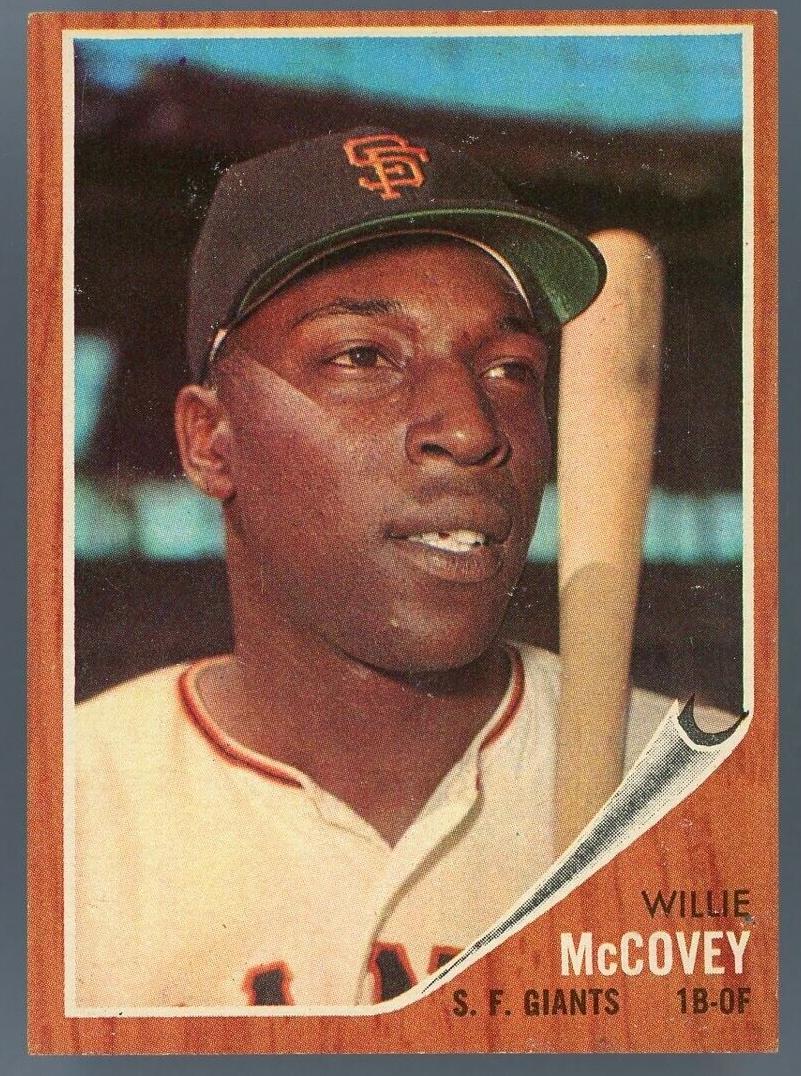 1962 Topps Baseball Willie McCovey #544 PSA 4.5