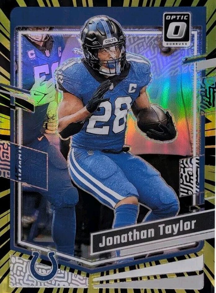 2023 Donruss Optic Football Electricity Jonathan Taylor #78 SGC 9
