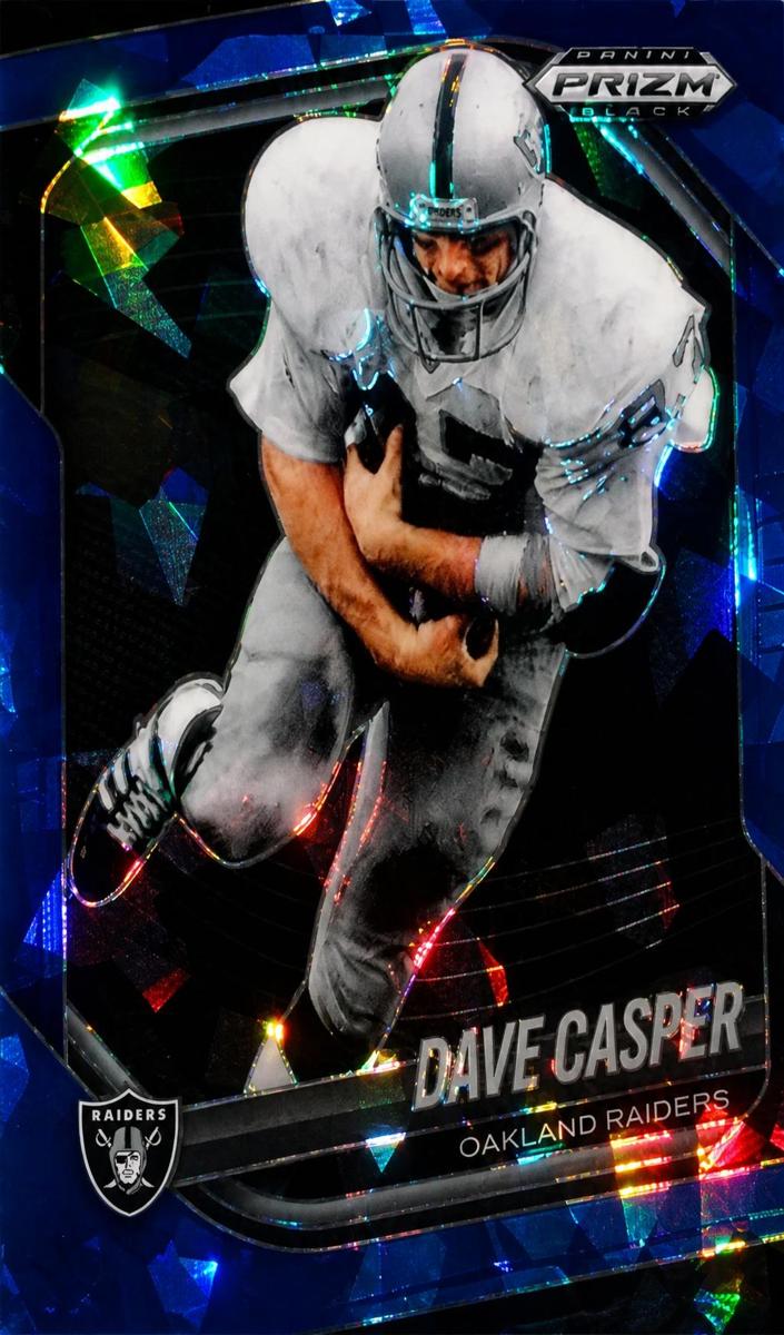 2025 Panini Prizm Black Football Blue Ice Dave Casper #108